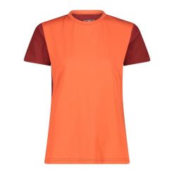 Koszulka damska CMP. Brązowe bluzki CMP, bez wzorów, bez kołnierzyka, bez ramiączek. Za 199.95 zł.