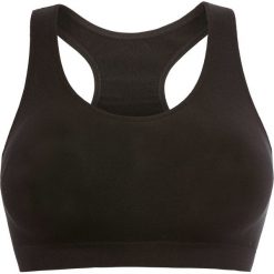 Biustonosz bustier sportowy "LEVEL 1" bonprix czarny. Czarne bielizna sportowa bonprix, l, bez wzorów. Za 34.99 zł.