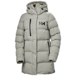 Damska kurtka puchowa parka Helly Hansen Adore. Brązowe parki Helly Hansen, z puchu, sportowe, bez kaptura. Za 1,386.15 zł.