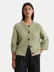 Marc O'Polo Kardigan 506 6045 61059 Zielony Relaxed Fit. Zielone kardigany Marc O'Polo, xl, bez wzorów, z bawełny. Za 649.99 zł.