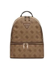 Guess Plecak Silia Travel TWGP98 90032 Beżowy. Brązowe plecaki Guess, z aplikacjami, ze skóry. Za 509.99 zł.