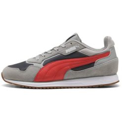 Buty sportowe Puma Softride St Miler. Szare obuwie sportowe Puma, z zamszu, bez zapięcia, na fitness i siłownię. Za 490.00 zł.