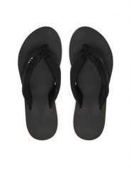 Emporio Armani Japonki EX000072 AF14514 Czarny. Czarne klapki Emporio Armani, bez wzorów, z materiału, bez obcasa. Za 459.99 zł.