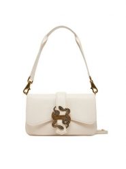 Just Cavalli Torebka Iconic Snakes 78RA4BA8 ZSA89 Biały. Białe torebki klasyczne Just Cavalli, bez wzorów, ze skóry, bez dodatków. Za 949.99 zł.