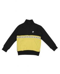 Bluza z zamek błyskawiczny na co dzień na siłownię. Żółte bluzy LEONE 1947 APPAREL, bez wzorów, bez kaptura. Za 105.21 zł.