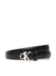 Calvin Klein Pasek Damski LV04F7055G Czarny. Czarne paski Calvin Klein, bez wzorów, ze skóry. Za 219.99 zł.