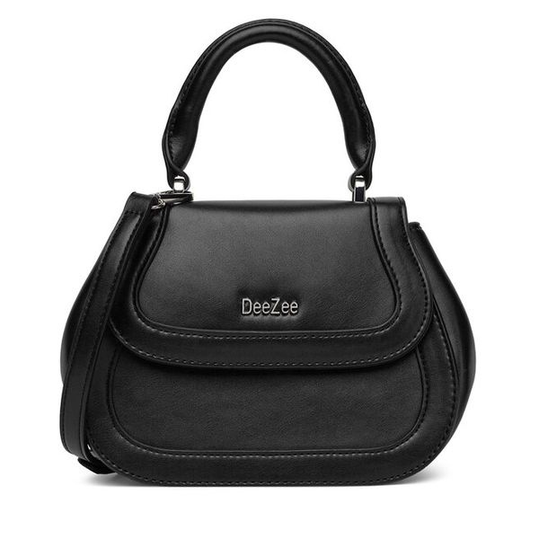 Torebka DeeZee. Czarne torebki klasyczne DeeZee, bez wzorów, bez dodatków. Za 129.99 zł.