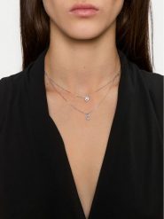Michael Kors Naszyjnik MKC1745CZ040 Srebrny. Szare naszyjniki Michael Kors, srebrne. Za 539.99 zł.