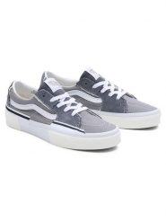 Vans Sneakersy "SK8-Low Reconstruct" w kolorze szaro-białym rozmiar: 43. Białe trampki Vans, bez wzorów, bez zapięcia. Za 180.49 zł.