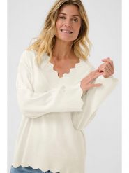 Cream Sweter w kolorze kremowym rozmiar: M. Brązowe swetry Cream, m, bez wzorów, bez ramiączek. Za 96.83 zł.