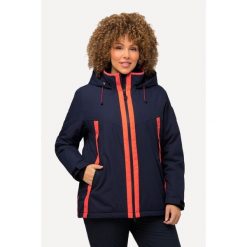 Damskie HYPRAR kurtka funkcyjna wodoodporna kaptur otwór na kciuk. Niebieskie kurtki narciarskie Ulla Popken, plus size, bez wzorów, z materiału, bez kaptura, narciarskie. W wyprzedaży za 679.99 zł.