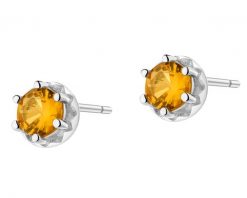 Kolczyki srebrne z cyrkoniami. Szare kolczyki Apart, z cyrkonią, srebrne. Za 119.00 zł.