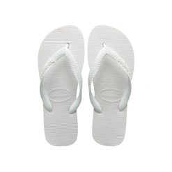 Klapki Havaianas Model 4000029 Kolor Biały. Białe klapki Havaianas, bez wzorów, bez obcasa. Za 128.00 zł.