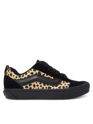 Vans Tenisówki Knu Skool VN000D6ZEZI1 Czarny. Czarne trampki Vans, bez wzorów, ze skóry, bez zapięcia. Za 429.99 zł.