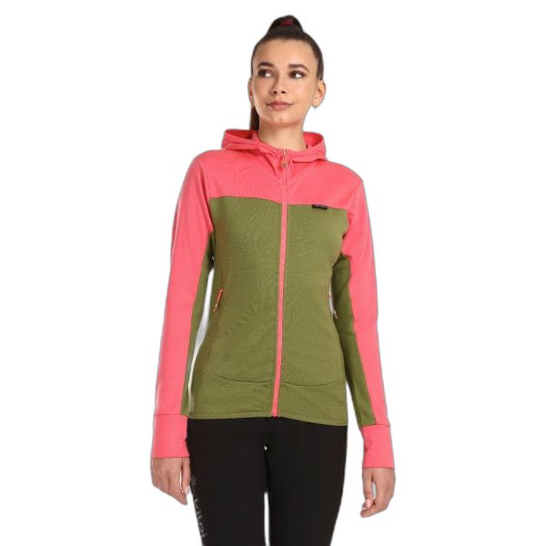 Bluza damska Kilpi Wolie. Czerwone bluzy Kilpi, xs, bez wzorów, z wełny, bez kaptura. Za 525.33 zł.