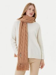 Polo Ralph Lauren Szalik 455981434003 Brązowy. Brązowe rękawiczki Polo Ralph Lauren, bez wzorów, z materiału. Za 569.99 zł.