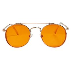 Okulary Przeciwsłoneczne Unisex Dla Dorosłych Okrąg Chios. Brązowe okulary przeciwsłoneczne Urban Classics, bez wzorów, sportowe. Za 64.99 zł.