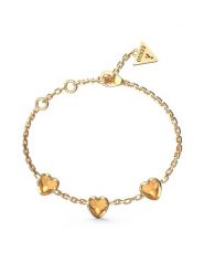 Guess Bransoletka JUBB04 611JW Złoty. Żółte bransoletki Guess, metalowe. Za 149.99 zł.
