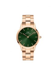 Daniel Wellington Zegarek iconic Emerald DW00100419 Złoty. Żółte, analogowe zegarki Daniel Wellington, złote. Za 699.99 zł.