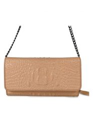 ORE10 Skórzana torebka "Maris" w kolorze beżowym - 25 x 14 x 4 cm rozmiar: onesize. Brązowe torby na ramię ORE10, bez wzorów, z materiału, na ramię, bez dodatków. Za 165.99 zł.