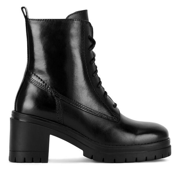 Trzewiki Lasocki. Czarne botki Lasocki, bez wzorów, bez obcasa, na słupku, bez zapięcia. Za 289.99 zł.