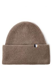 BOSS czapka z dzianiny z zawartością kaszmiru - Laura Kobiety brązowy, ONE SIZE. Brązowe czapki Boss, bez wzorów, z dzianiny. Za 329.95 zł.