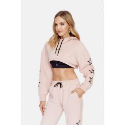 Bluza fitness damska Cardio Bunny Stars. Czerwone bluzy Cardio Bunny, l, bez wzorów, bez kaptura. Za 119.00 zł.