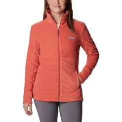 Bluza turystyczna damskie Basin Trail III Full Zip. Czerwone bluzy Columbia, na zimę, xs, bez wzorów, z polaru, bez kaptura. Za 269.00 zł.