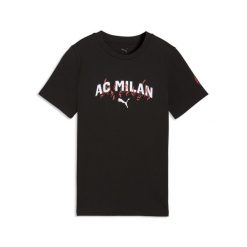 Młodzieżowa koszulka AC Milan FtblCulture PUMA. Biała bluzki Puma, m, bez wzorów, młodzieżowe, bez kołnierzyka, bez ramiączek. Za 109.00 zł.
