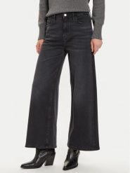 Guess Jeansy W4BA82 D5HD1 Czarny Wide Leg. Czarne jeansy Guess, z aplikacjami. Za 429.99 zł.