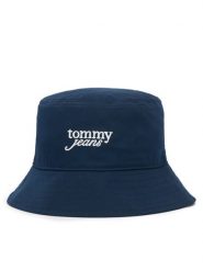 Tommy Jeans Kapelusz AW0AW18870 Granatowy. Niebieskie kapelusze Tommy Jeans, bez wzorów, z bawełny. Za 169.99 zł.