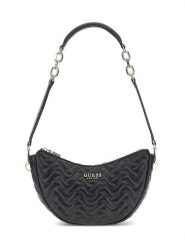 Guess Torebka w kolorze czarnym - 25 x 15 x 19 cm rozmiar: onesize. Czarne torby na ramię Guess, z aplikacjami, z materiału, na ramię, pikowane, bez dodatków. Za 528.34 zł.