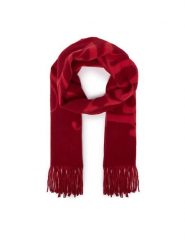 Tommy Hilfiger Szalik AW0AW19123 Czerwony. Czerwone rękawiczki TOMMY HILFIGER, bez wzorów, z wełny. Za 369.99 zł.