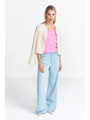 Rich & Royal Koszulka w kolorze jasnoróżowym rozmiar: M. Różowe bluzki Rich & Royal, m, bez wzorów, z bawełny, bez kołnierzyka, bez ramiączek. Za 88.64 zł.