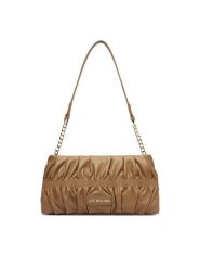 LOVE MOSCHINO Torebka JC4089PP1PLU0105 Beżowy. Brązowe torebki klasyczne Love Moschino, bez wzorów, ze skóry, bez dodatków. Za 659.99 zł.