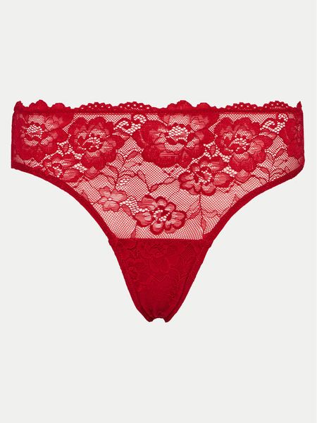 Ysabel Mora Figi klasyczne 10705 Czerwony. Czerwone figi YSABEL MORA, l, bez wzorów, z nylonu. Za 39.99 zł.