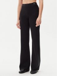 Calvin Klein Jeans Spodnie dzianinowe J20J225336 Czarny Slim Fit. Czarne spodnie materiałowe Calvin Klein Jeans, s, bez wzorów, z bawełny. Za 239.99 zł.