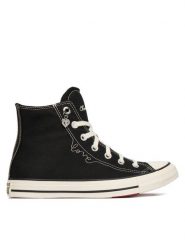 Converse Trampki Chuck Taylor All Star Hearts A19056C Czarny. Czarne trampki Converse, bez wzorów, z materiału, bez zapięcia. Za 379.99 zł.