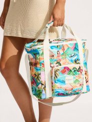 Seafolly Torba plażowa ze wzorem - 30 x 30 x 20 cm rozmiar: onesize. Torby na ramię Seafolly, bez wzorów, z materiału, przez ramię, bez dodatków. Za 149.66 zł.
