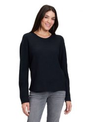 Betty Barclay Sweter w kolorze granatowym rozmiar: 40. Niebieskie swetry Betty Barclay, bez wzorów, bez ramiączek. Za 113.99 zł.