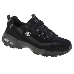 Buty sportowe Sneakersy damskie, Skechers D Lites Biggest Fan. Czarne obuwie sportowe Skechers, bez zapięcia, trekkingowe, Skechers Sport. Za 289.99 zł.