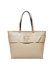 Armani Exchange Torebka 949127 0A874 U1092 Beżowy. Brązowe shopper Armani Exchange, bez wzorów, ze skóry, bez dodatków. Za 529.99 zł.