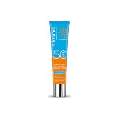 LIRENE 40ml Nawilżający Ochronny Krem do twarzy SPF 50+. Kremy do opalania Dr Irena Eris. W wyprzedaży za 21.99 zł.