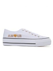 Sixth Sens Sneakersy w kolorze białym rozmiar: 40. Białe trampki Sixth Sens, z aplikacjami, bez zapięcia. Za 118.95 zł.