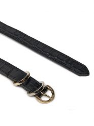 Pinko Pasek na talię Jackson Belt H1 5 20241 PLT01 103444 A1UG Czarny. Czarne paski Pinko, bez wzorów, ze skóry. Za 349.99 zł.