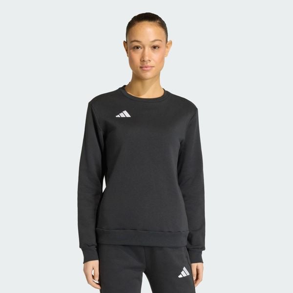 Bluza Entrada26. Czarne bluzy Adidas, l, z aplikacjami, z bawełny, bez kaptura. Za 199.00 zł.