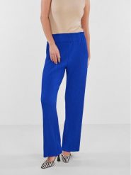 YAS Spodnie materiałowe 26028051 Niebieski Regular Fit. Niebieskie spodnie materiałowe YAS, m, bez wzorów, z materiału. Za 219.99 zł.