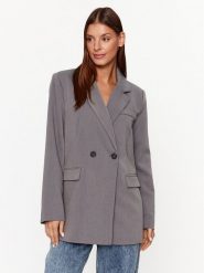 ONLY Marynarka Tilly 15303116 Szary Oversize. Szare marynarki i żakiety Only, bez wzorów, z syntetyku. Za 159.99 zł.