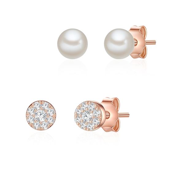 Glanzstücke München Srebrne kolczyki sztyfty srebro wysokiej próby Cyrkonia Perła hodowlana słodkowodna różowe złoto Pierścionki 1 ct Damski. Czerwone pierścionki Glanzstücke München, z cyrkonią, pozłacane. Za 249.99 zł.