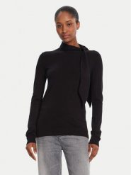 Marella Sweter Osaka 2525366061000 Czarny Regular Fit. Czarne swetry Marella, xxl, bez wzorów, z wiskozy, bez ramiączek. Za 529.99 zł.